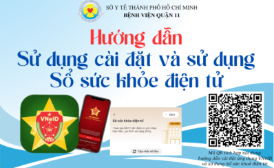 (Sở Y tế TP.HCM) Hướng dẫn sử dụng cài đặt và sử dụng Sổ sức khỏe điện tử